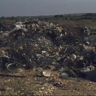 Hrpa smeća; gradski deponij