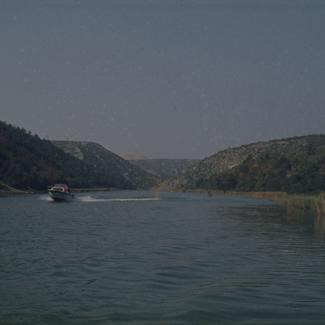 Gliser od ušća prema Obrovcu