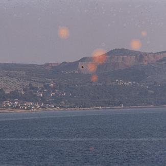 Pogled na Rovanjsku i površinski napušteni kop iznad Rovanjske