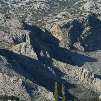 Velika Paklenica gledano s mora