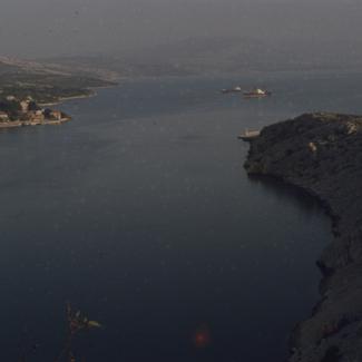 Izlaz iz Masliničkog Zdrila u Novigradsko more