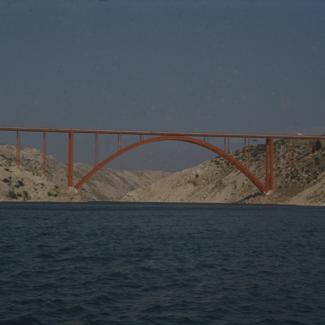 Maslinički most prema Ždrilu