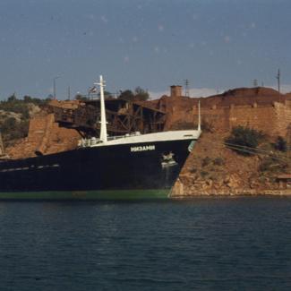 Ruski brod privezan u luci