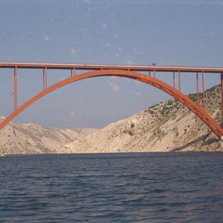 Maslinički most prema Ždrilu