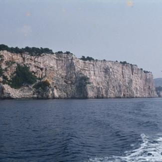 Klifovi; jugo-zapadni dio otoka