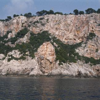 Klifovi; jugo-zapadni dio otoka