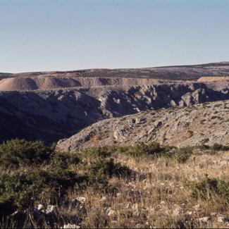 Izmjena pejsaža na terenima južno od Zrmanje