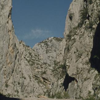 Put na ulazu u proboj V. Paklenice