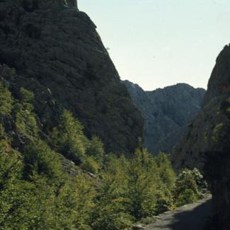 Pogled niz proboj V. Paklenice