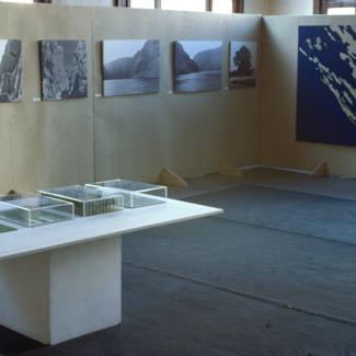 Desno u jugo-zap uglu fotografije lokaliteta - Paklenica x2, Zrmanja x 2, Zeleni hrast, karta zaštićenih objekata u završnici a u sredini maketa - biljke tvorci života