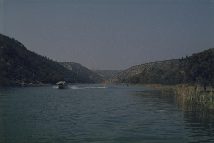 Gliser od ušća prema Obrovcu