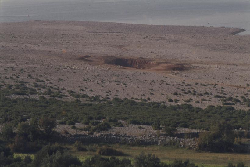Jama kao ostatak kopa boksita - pokušaj - izmjena pejsaža