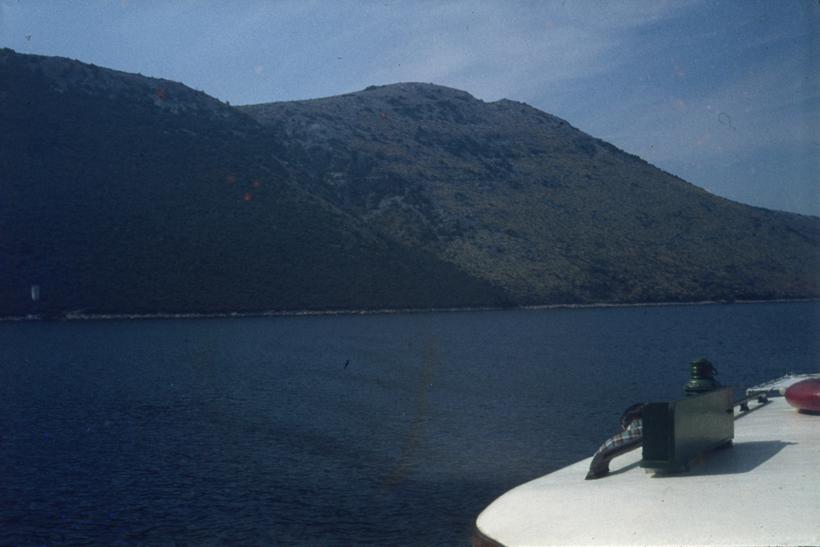 Šumski požar; granica uz dragu