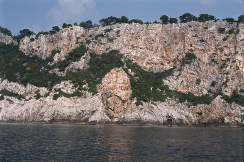 Klifovi; jugo-zapadni dio otoka