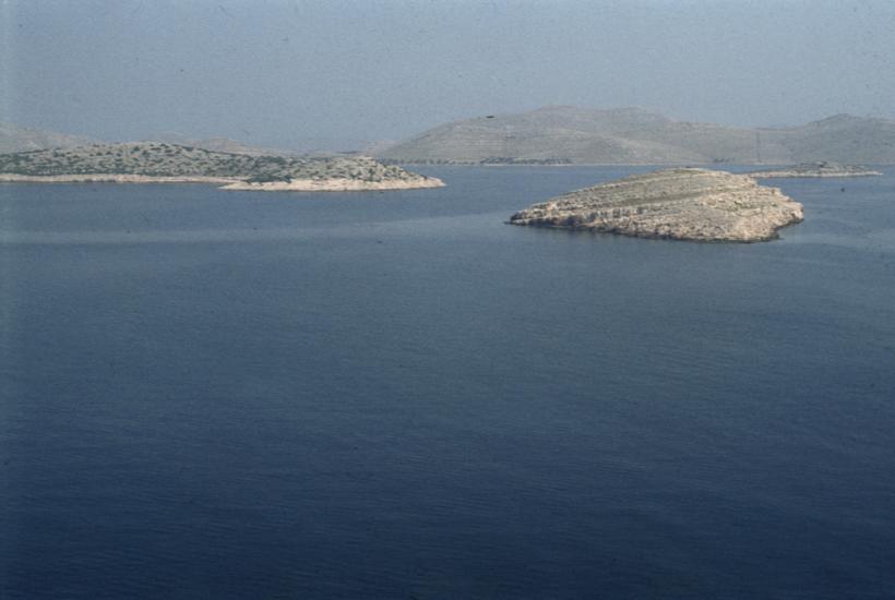 Kornatski otoci pogled sa svetionika Tajer prema jug.-ist.