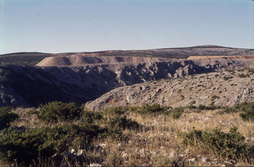 Izmjena pejsaža na terenima južno od Zrmanje