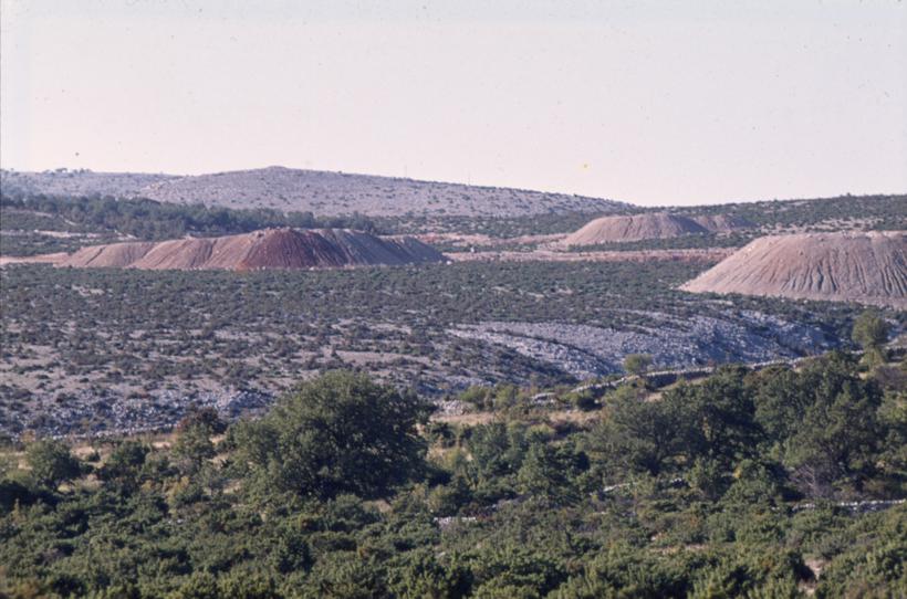Izmjena pejsaža u kraškom području jugo-zap. od Obrovca