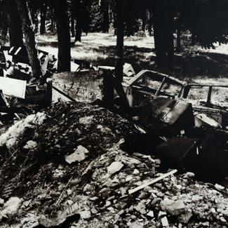 Smeće u hrpama na putu od Borika - Bokanjac