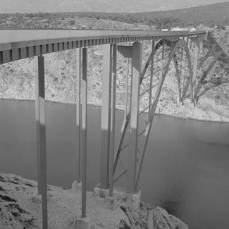 Maslenički most - noseći sa zadarske strane