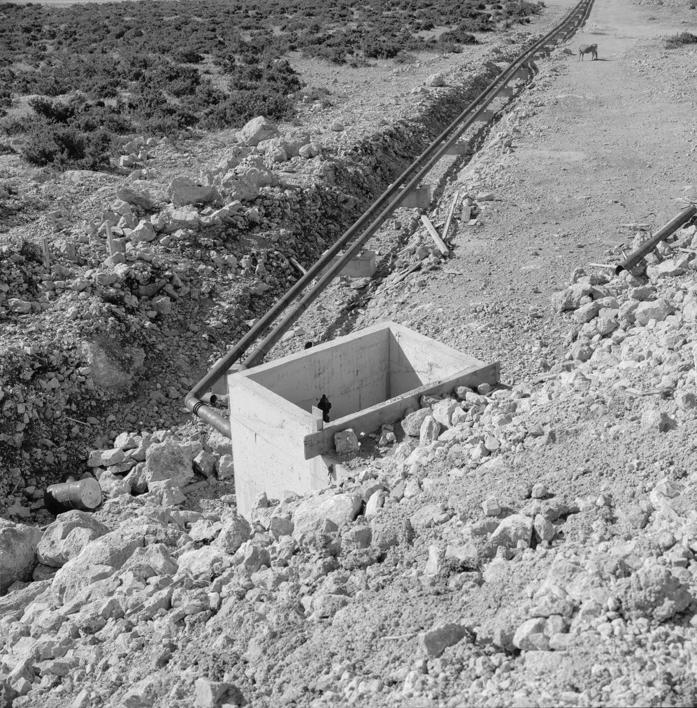 Odvodne cijevi južno od malog bazena