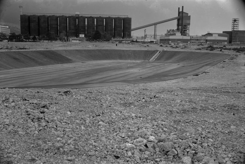 Dnevna taložnica gledana prema tvornici