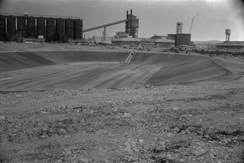 Dnevna taložnica gledana prema tvornici