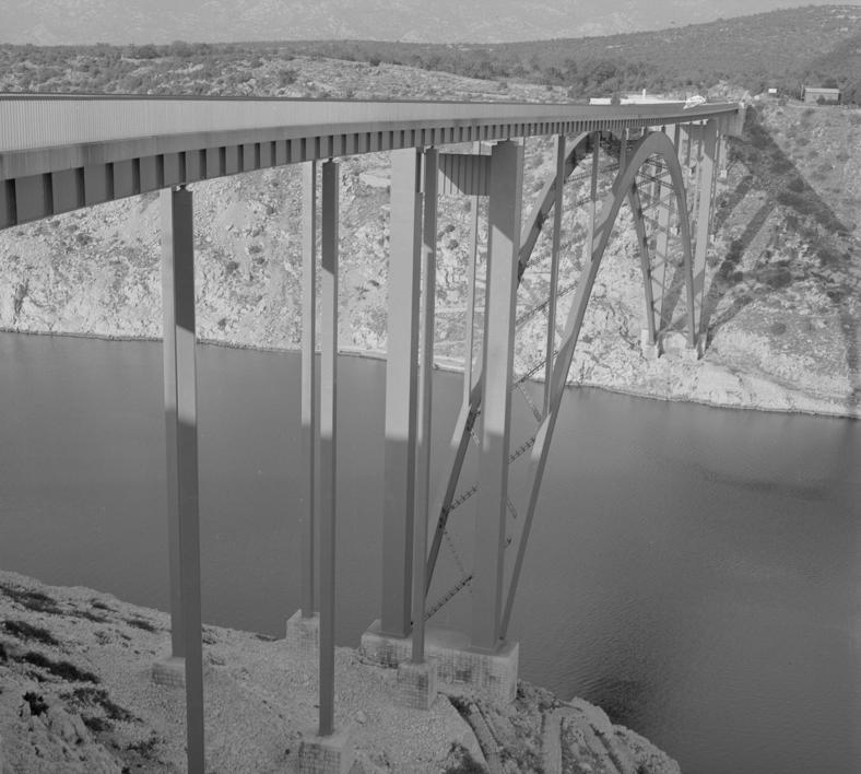 Maslenički most - noseći sa zadarske strane